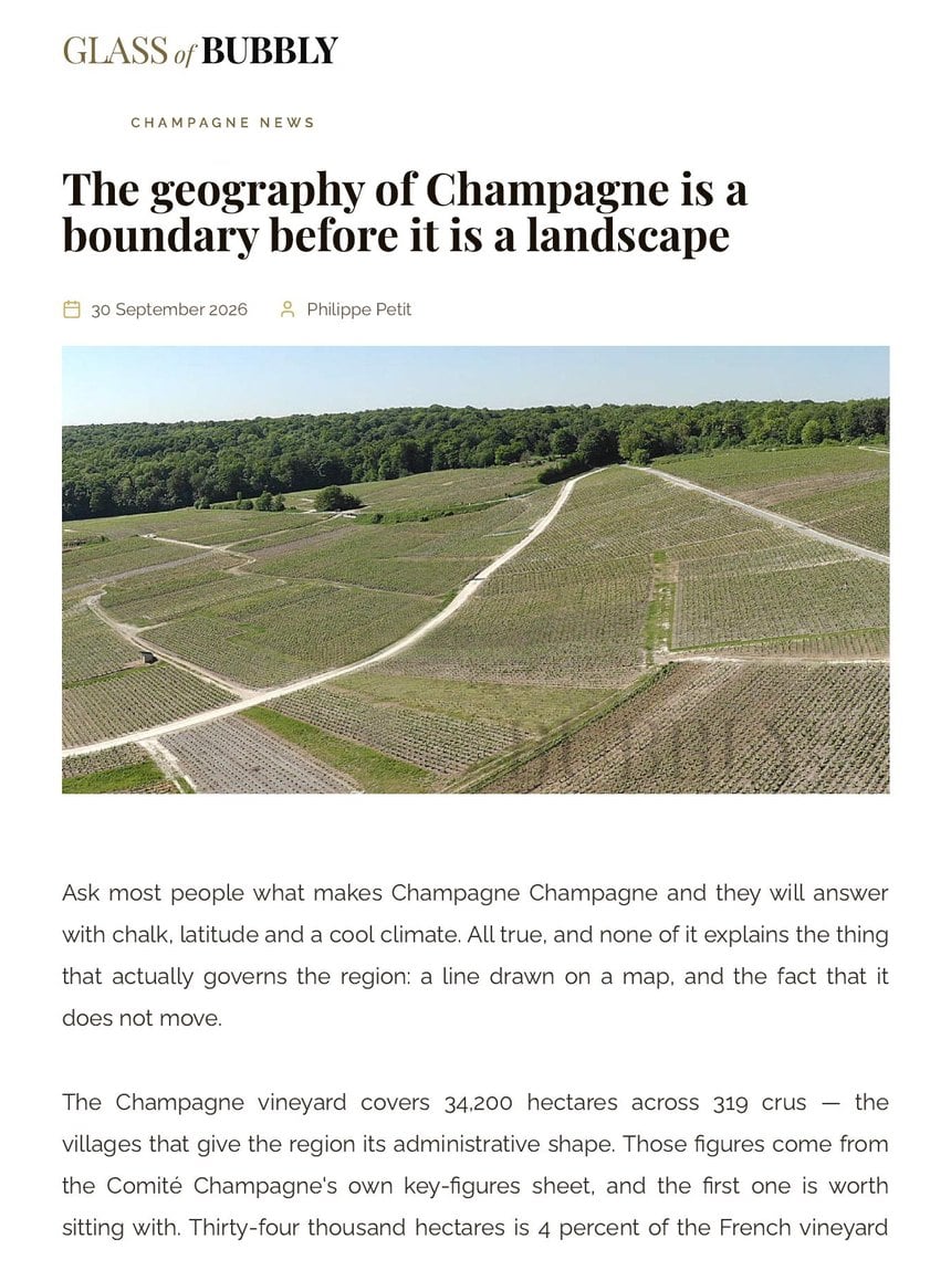 Glass of Bubbly, tribune de Philippe Petit, fondateur de VITACEAE, 30 septembre 2026